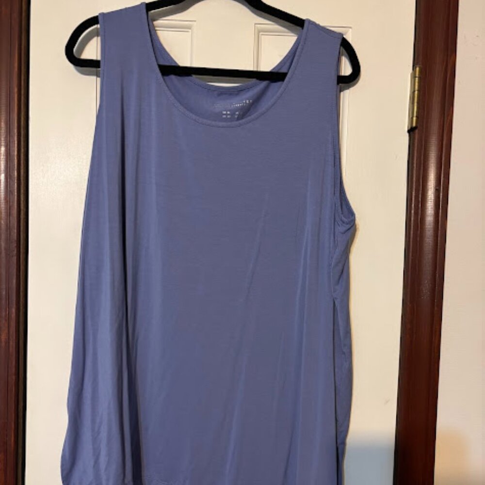 NWOT Susan Graver Weekend Essentials Cool Touch Knit Tank Top 2XL